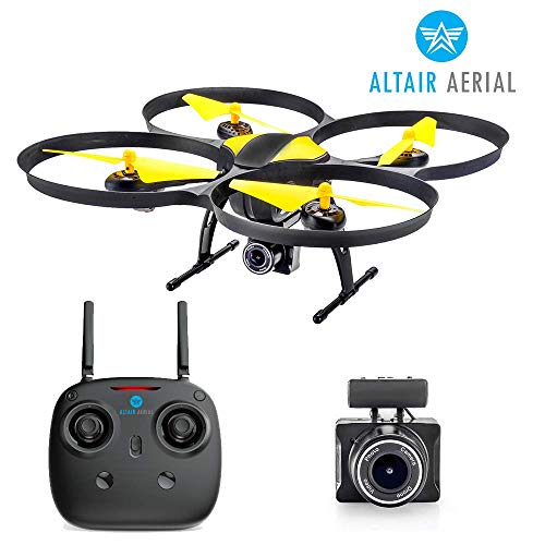 Altair 818 Hornet Beginner Drone with Camera | Free Priority Shipping | Live Video Drone for Kids & Adults, 15 Min Flight Time, Altitude Hold, Personal Hobby Starter RC Quadcopter for All Ages