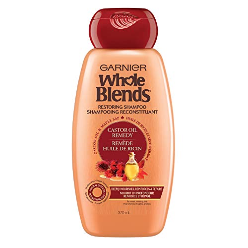 Garnier Whole Blends Restoring Shampoo Maple Remedy, For Dry, Damaged Hair, 12.5 fl. oz.