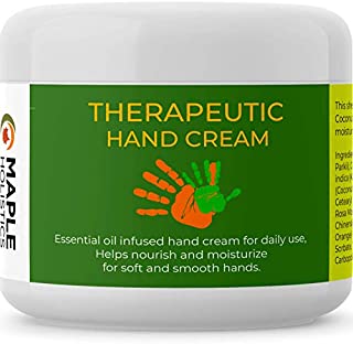 Hand Cream for Dry and Aging Hands - Hand Lotion for Dry Skin with Essential Oils + Anti Aging Hand Cream for Dry Cracked Hands - Women and Mens Lotion Hand Moisturizer for Dry Skin with Shea Butter