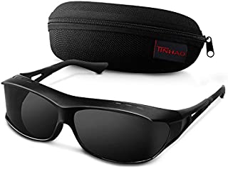 TINHAO Polarized Sunglasses - Wear Over Prescription Glasses for Sports Driving&Fishing