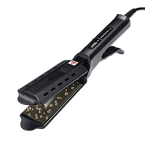 Ceramic Tourmaline Ionic Flat Iron Hair Straightener Flat Iron for Hair Professional Glider Hair Straightener Ceramic Flat Iron for All Hair Types, Wet & Dry Using