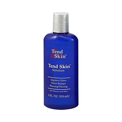 Tend Skin Womens AfterShave / Post Waxing Solution for Ingrown Hair, Razor Bumps & Razor Burns on Womens legs / underarms / bikini lines & Mens neck / body / head, 4 ounce