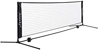 Aoneky Mini Portable Tennis Net for Driveway - Kids Soccer Tennis Net - Family Pickleball Tennis Game Toy for Boys Children Aged 6+ Years Old (10 Feet)