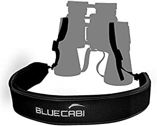 BlueCabi Adjustable Neoprene Neck Shoulder Strap for Cameras and Binoculars - Comfortable Fit with Anti Slip Rubber Material - Perfect Design for Binocular Telescopes, Rangefinders and DSLR Cameras