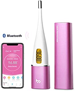 Femometer Vinca II Basal Thermometer for Fertility & Ovulation Tracking with APP, Smart Quiet BBT Thermometer, Bluetooth & LCD Screen, Natural Family Planning