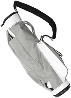 Jones Original Carry Golf Bag, Gray and White