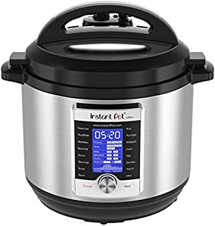 Instant Pot Ultra 10-in-1 Electric Pressure Cooker, Slow Cooker, Rice Cooker, Steamer, Saute, Yogurt Maker, Cake Maker, Egg Cooker, Sterilizer, and Warmer, 8 Quart, 16 One-Touch Programs