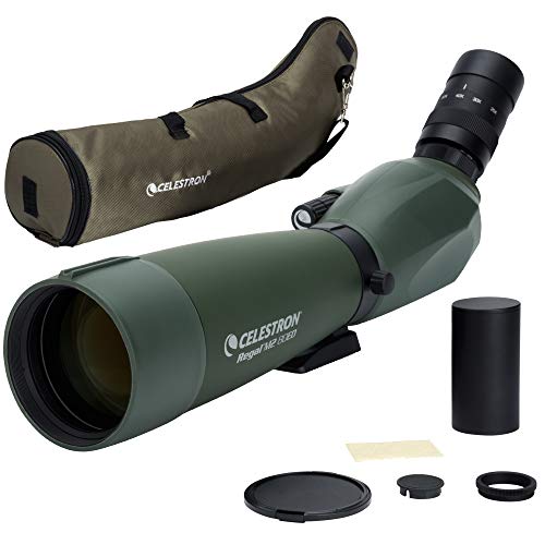 Celestron Regal M2 80ED Spotting Scope  Fully Multi-Coated Optics  Hunting Gear  ED Objective Lens for Bird Watching, Hunting and Digiscoping  Dual Focus  20-60x Zoom Eyepiece