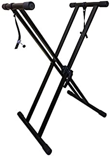 RockJam Xfinity Piano Keyboard Stand with Locking Straps