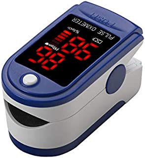 Contec Finger Tip Pulse Oximeter - Blood Oxygen Saturation (SpO2) and Pulse Rate Monitor - Portable LED Display