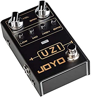 JOYO R-03 UZI Distortion Pedal Guitar Effect Pedal for Heavy Metal Music, With BIAS Knob, True Bypass, Guitar Bass Accessories