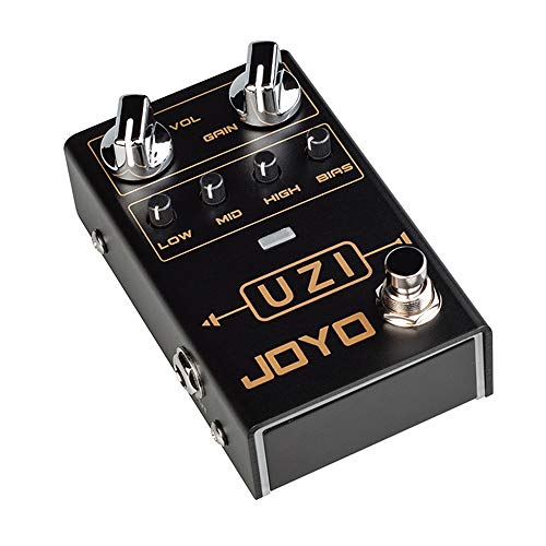 JOYO R-03 UZI Distortion Pedal Guitar Effect Pedal for Heavy Metal Music, With BIAS Knob, True Bypass, Guitar Bass Accessories