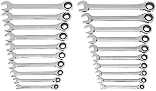 GEARWRENCH 20 Pc. Ratcheting Wrench Set, SAE/Metric - 35720