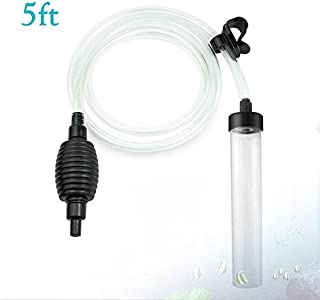 Laifoo 5ft Aquarium Siphon Vacuum Cleaner Washer for Fish Tank Cleaning Gravel & Sand