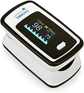 Innovo Deluxe iP900AP Fingertip Pulse Oximeter with Plethysmograph and Perfusion Index (Off-White with Black)