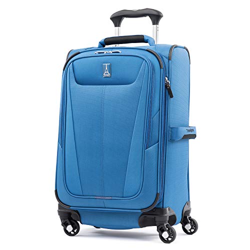 Travelpro Maxlite 5-Softside Expandable Spinner Wheel Luggage, Azure Blue