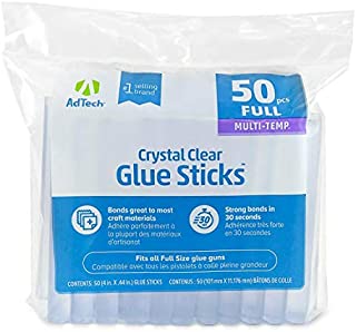 Adtech (220-14ZIP50) Full-Size Hot purpose glue sticks for crafting, scrapbooking & more, 4