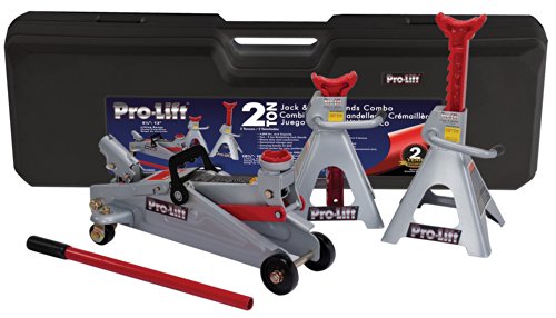 Pro-LifT F-2330BMC Grey Floor Jack and Stand Combo