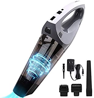 VACPOWER Handheld Vacuum, Cordless Handheld Vacuum, 6500PA Portable Vacuum Cleaner Handheld with Rechargeable 2500mAh for Pet Hair, Home, and Car Cleaning