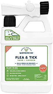 Wondercide - Ready to Use Flea, Tick, and Mosquito Yard Spray with Natural Essential Oils  Mosquito and Insect Killer, Treatment, and Repellent - Plant-Based - Safe for Pets, Plants, Kids - 32 oz