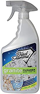 Black Diamond Stoneworks Granite Counter Cleaner: Natural Stone, Marble, Travertine, Tile, Quartz, Concrete Countertops and Antiques. (32OZ)