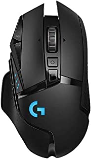 Logitech G502 LIGHTSPEED Wireless Gaming Mouse with HERO 16K Sensor, PowerPlay Compatible, Tunable Weights and Lightsync RGB