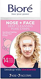 Bioré Nose+Face, Deep Cleansing Pore Strips