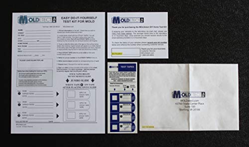 MOLDetect - 3 Sample Mold Test Kit W/ AIHA Accredited Lab Analysis