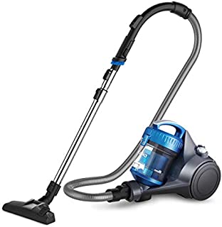 Eureka WhirlWind Bagless Canister Vacuum Cleaner, Lightweight Vac for Carpets and Hard Floors, Blue