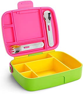 Munchkin Bento Box Toddler Lunch Box, Yellow