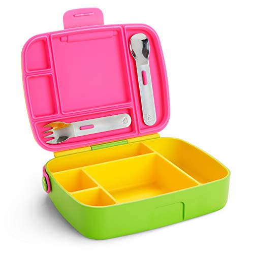 Munchkin Bento Box Toddler Lunch Box, Yellow