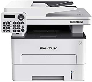 Pantum M6802FDW Wireless Monochrome Laser Printer Scanner Copier Fax All in One, Wireless Networking and Duplex Printing for Home and Small Office Use