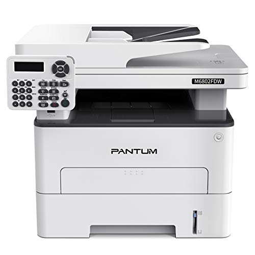 Pantum M6802FDW Wireless Monochrome Laser Printer Scanner Copier Fax All in One, Wireless Networking and Duplex Printing for Home and Small Office Use