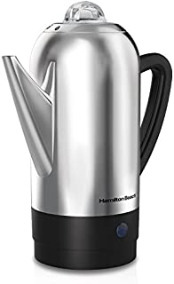 Hamilton Beach 40622R 12 Cup Stainless Steel Percolator, Silver