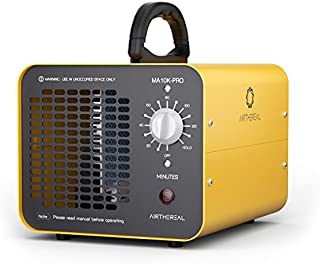 Airthereal MA10K-PRO Ozone Generator 10000 mg/h High Capacity O3 Ionizer Machine - Fireproof Tested by SGS, Yellow