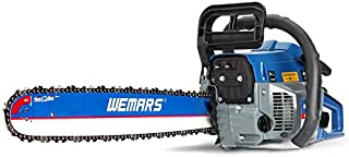 WEMARS 62cc Gas Chainsaw 20 Inch Power Chain Saws 2 Stroke Handed Petrol Chainsaws Gasoline Chain Saw Garden Tool for Cutting Wood Outdoor Home Farm Use