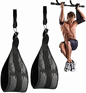 FALETO Ab Slings Straps for Abdominal Muscle Building, Hanging Ab Straps for Ab Workouts and Core Strength Training