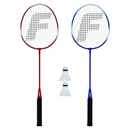 Franklin Sports 2 Player Badminton Racquet Replacement Set, One Size, Red, White, Blue (52623X)