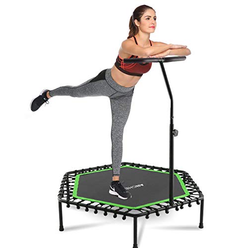 ANCHEER Mini Trampoline Rebounder for Adults Kids Fitness, 50