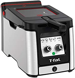 T-fal FR600D51 Odorless Stainless Steel lean Deep Fryer with Filtration System, 3.5-Liter, Silver