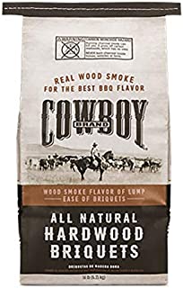 Duraflame Cowboy 26014 Cowboy Brand Natural Hardwood Briquettes, 14lb