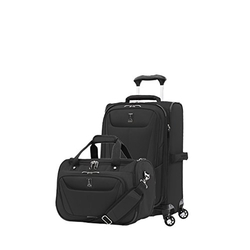 Travelpro Luggage Maxlite 5 | 2-Piece Set | Soft Tote and 21-Inch Spinner (Black)