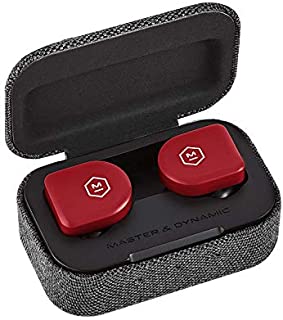 Master & Dynamic MW07 GO True Wireless Earphones - Water Resistant Earbuds - Sport & Travel Bluetooth, Lightweight in-Ear Headphones - Flame Red