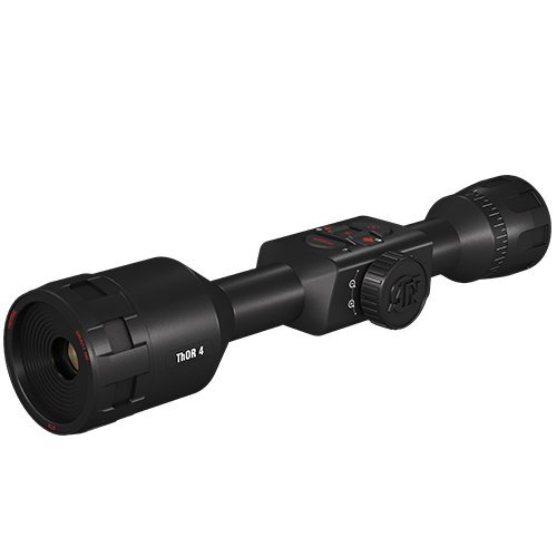 ATN ThOR 4 1.25-5x, 384x288, Thermal Rifle Scope w/Ultra Sensitive Next Gen Sensor, WiFi, Image Stabilization, Range Finder, Ballistic Calculator and IOS and Android Apps