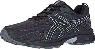 ASICS Men's Gel-Venture 7 Running Shoes, 10.5XW, Black/Sheet Rock