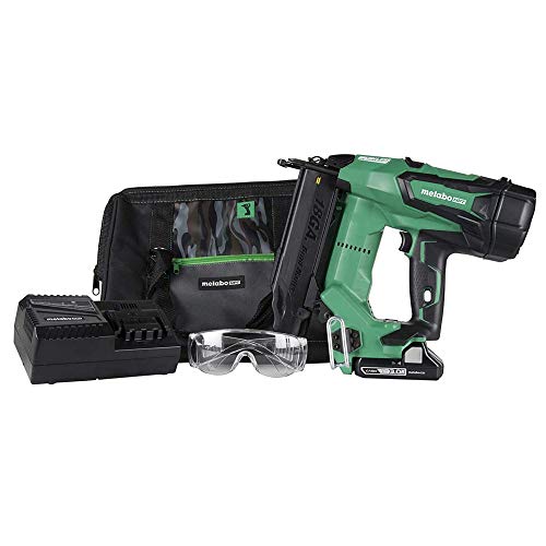 Metabo HPT Cordless Brad Nailer Kit | Unique Air Spring Drive System | 18V Brushless Motor | 18 Gauge | 5/8