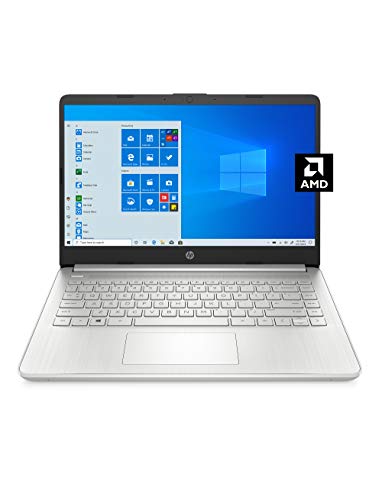 HP 14 Laptop, AMD 3020e, 4 GB RAM, 64 GB eMMC Storage, 14-inch HD Display, Windows 10 Home in S Mode, Long Battery Life, Microsoft 365, (14-fq0070nr, 2020)