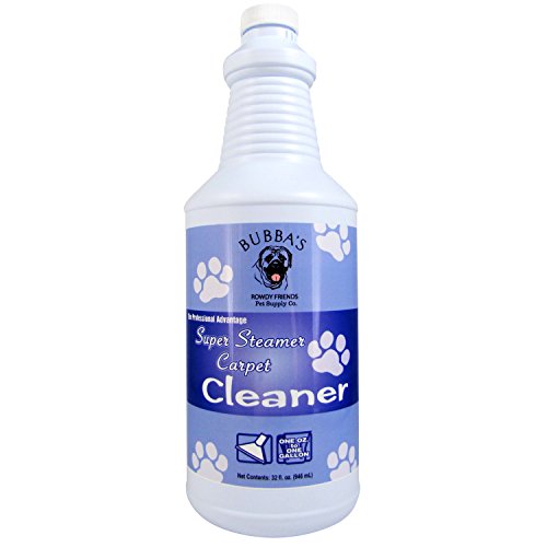 Bubbas Super Strength Concentrate Pet Odor Eliminator Carpet Shampoo Solution | Odor and Stain Remover Pet Carpet Cleaner | Urine Odor Remover Enzyme Cleaner for Cat Urine and Dog Pee Stains and Odors