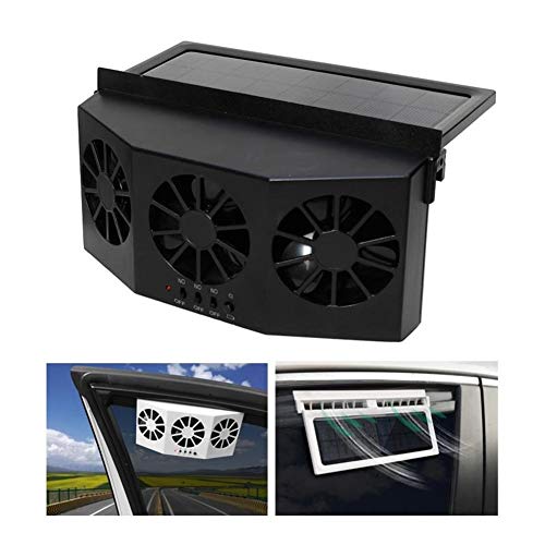 SELLMORE Solar Powered Car Ventilator