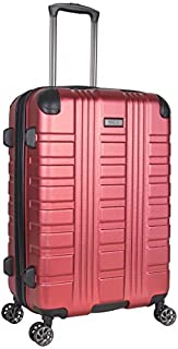 Kenneth Cole Reaction Scott's Corner Hardside Expandable 8-Wheel Spinner TSA Lock Travel Suitcase, Red